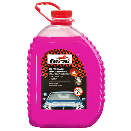 Καθαριστικό παρμπρίζ καλοκαιρινό Feral έτοιμο προς χρήση αραιωμένο 4lt