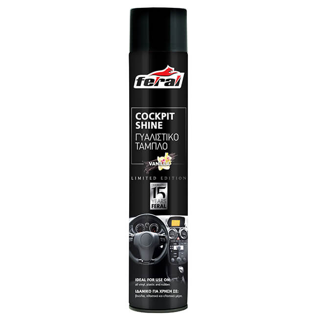 Γυαλιστικό ταμπλό Feral 38002 με άρωμα vanilla 750ml